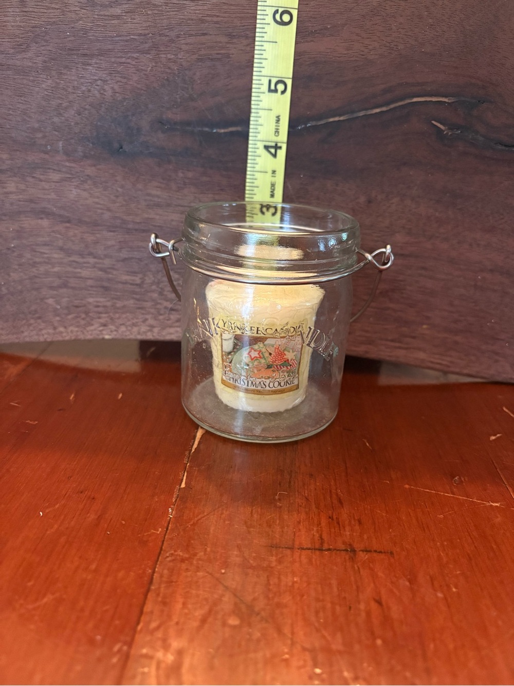 Yankee Candle Glass Votive Jar with Handle - Clear
